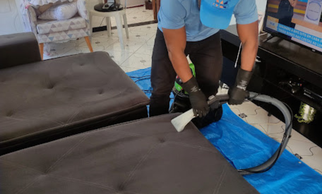 Limpeza de sofá